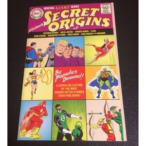SECRET ORIGINS OF DC COMICS SUPERHEROES Special Giant Issue Book 1998